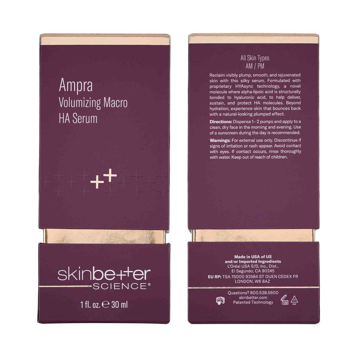 SkinBetter Science Ampra Volumizing Macro HA Serum