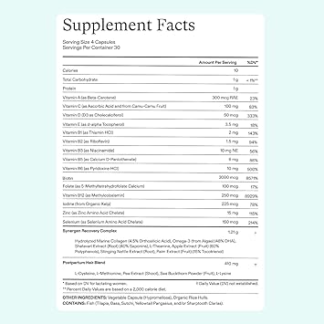 Nutrafol Postpartum Hair Growth Supplements