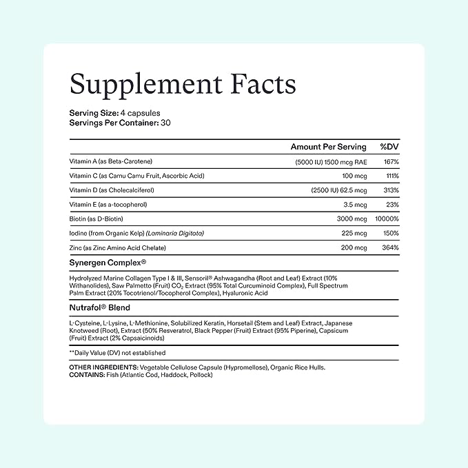 Nutrafol Women's Hair Growth Supplements