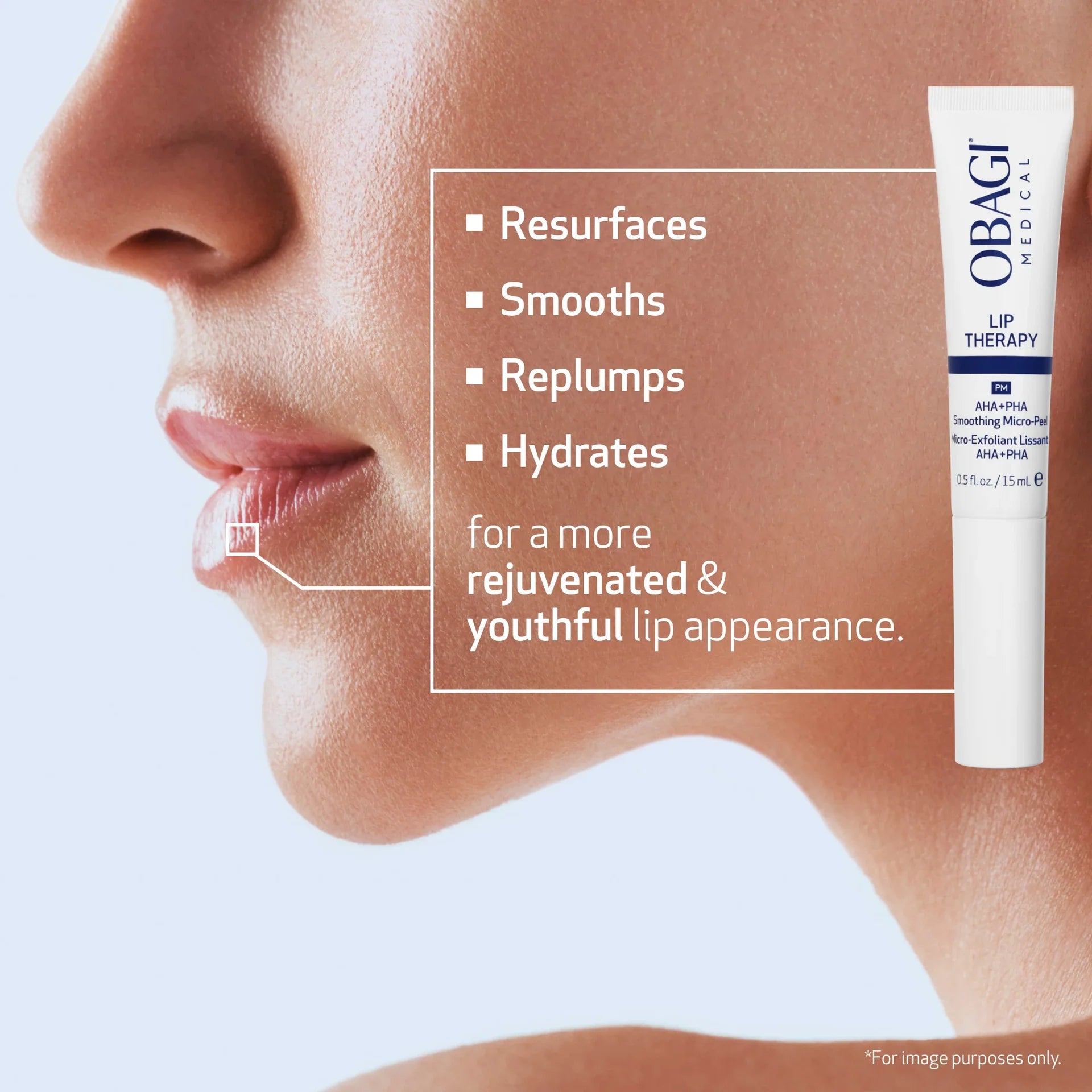 Obagi Lip Therapy PM AHA+PHA Smoothing Micro-Peel