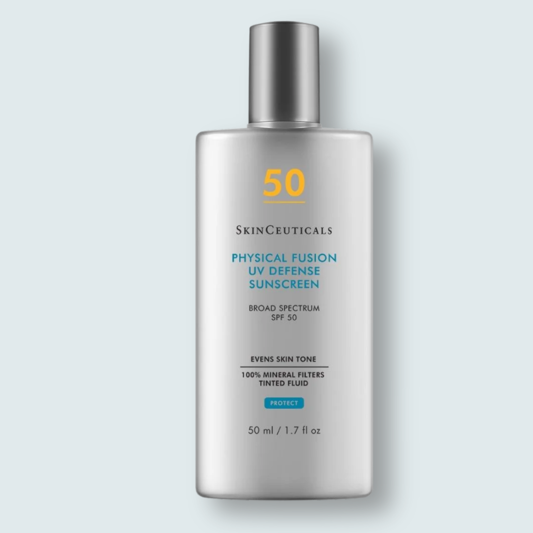 Sérum de défense UV SkinCeuticals Physical Fusion SPF 50, écran solaire minéral