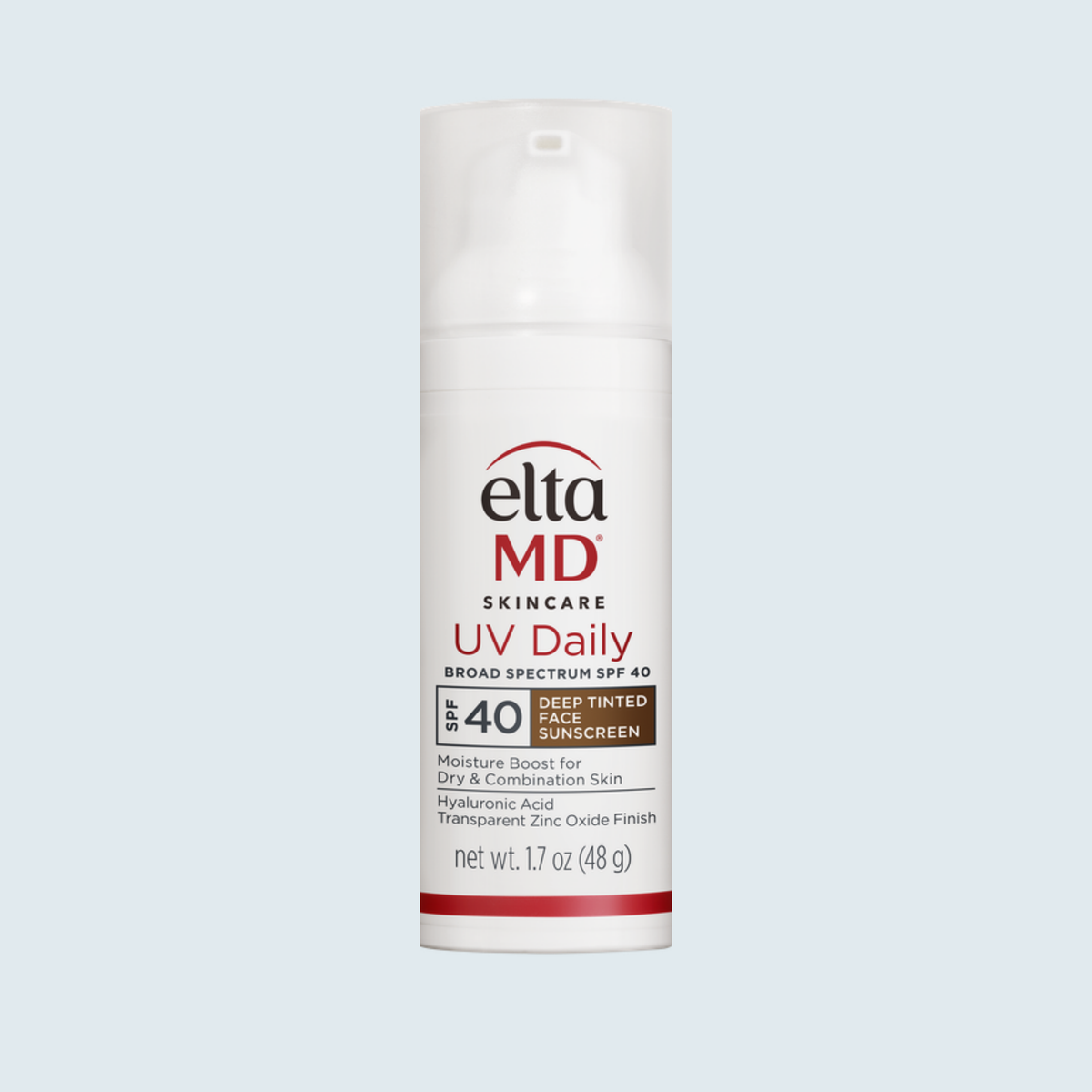 EltaMD UV Daily Deep Tinted Broad-Spectrum SPF 40 1.7 oz pump bottle