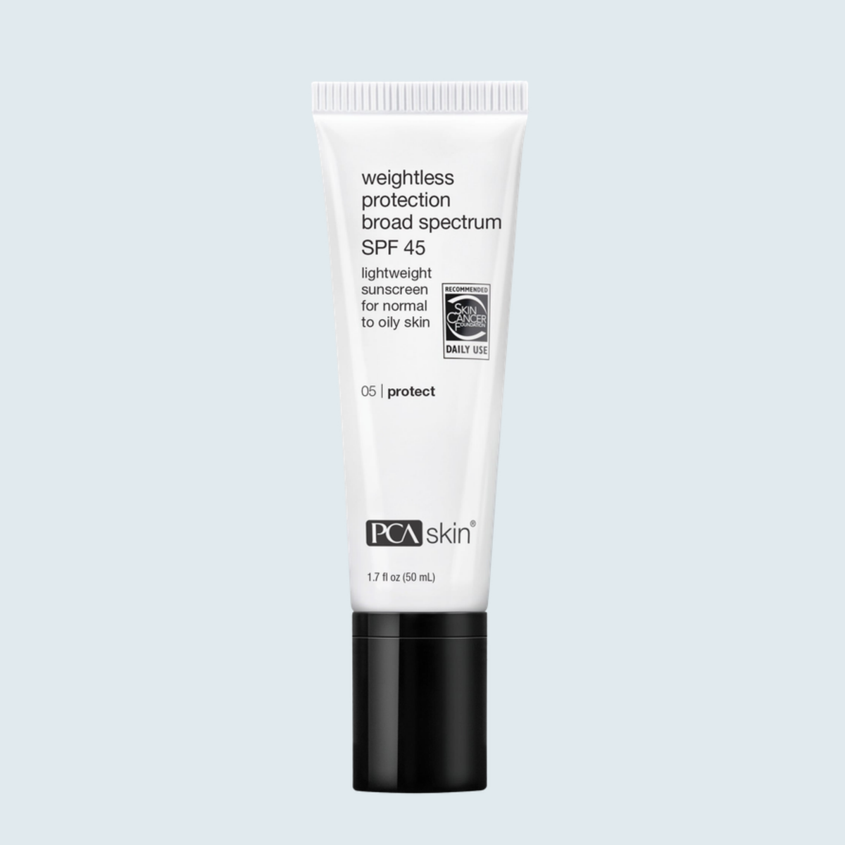 PCA Skin Weightless Protection Broad Spectrum SPF 45 1.7 fl oz tube