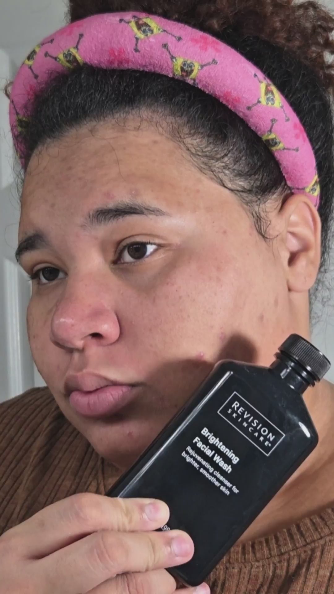 Customer video review of Revision Skincare Brightening Facial Wash by Rosa, verified buyer