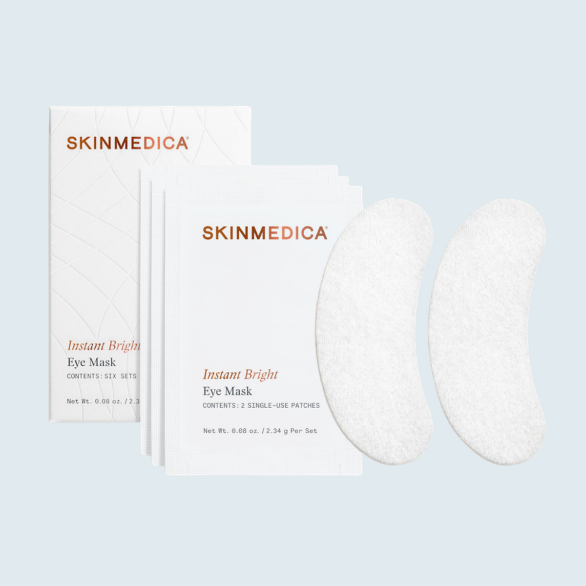 SkinMedica Instant Bright Eye Mask 6 pairs, sachets with hydrogel under-eye patches
