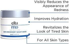 Mascarilla de noche de recuperación de la piel EltaMD